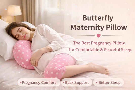 Butterfly Maternity Pillow | Best Pregnancy Pillow for Sleep - BlushBe